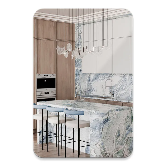 Miroir Mural Décoratif - Rectangulaire - 40x60 Cm