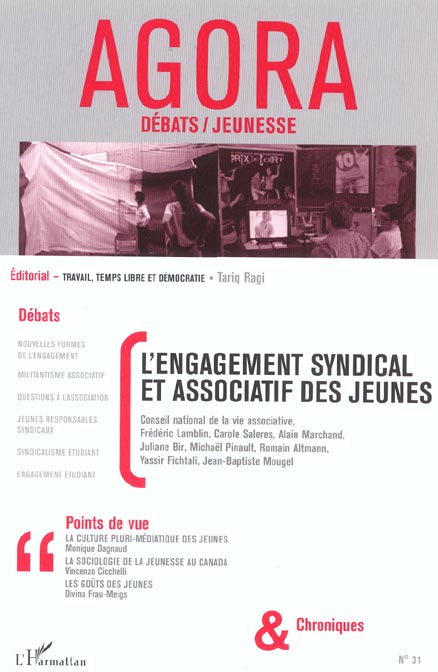 L'engagement syndical et associatif des jeunes