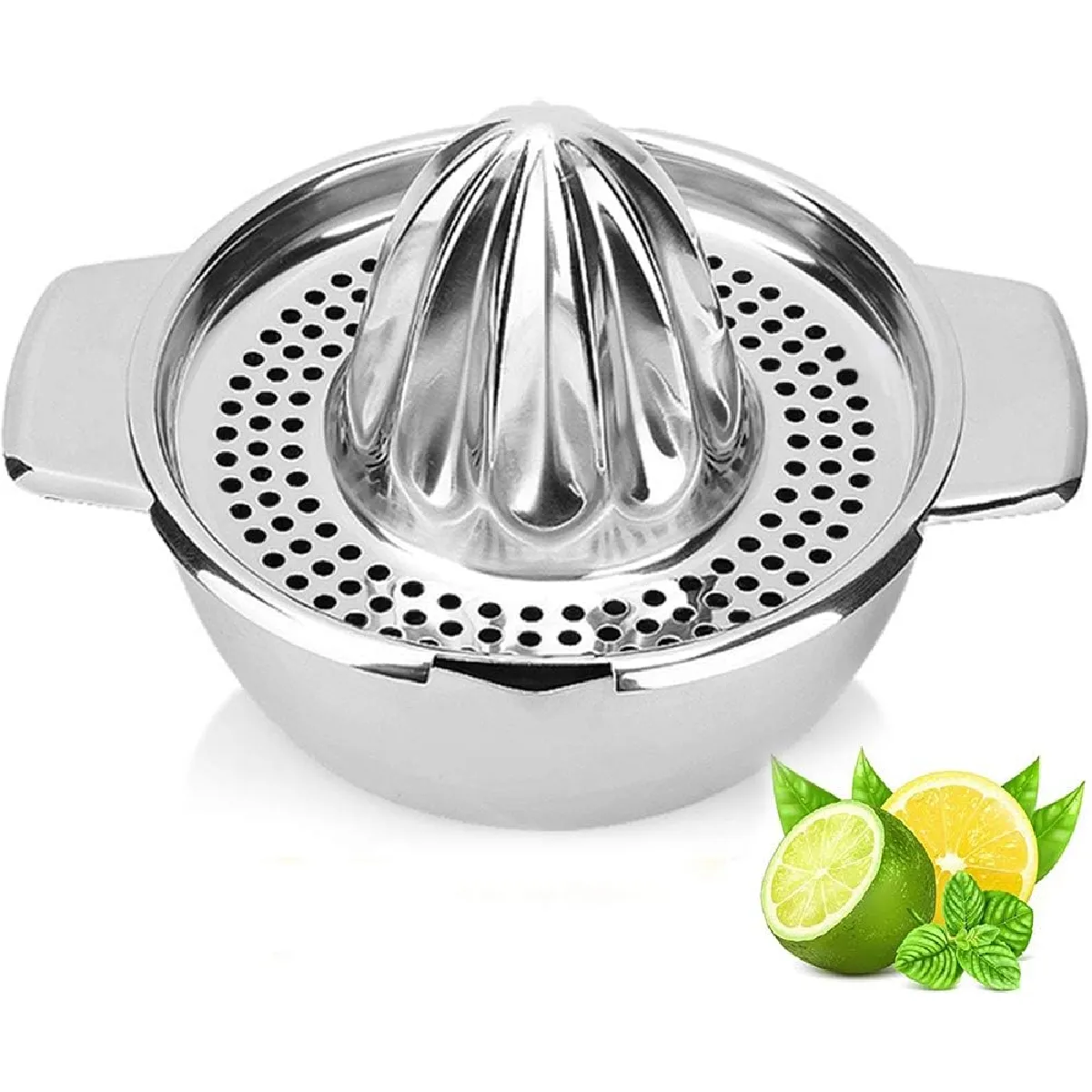 Presse Agrume Manuel Inox Gris