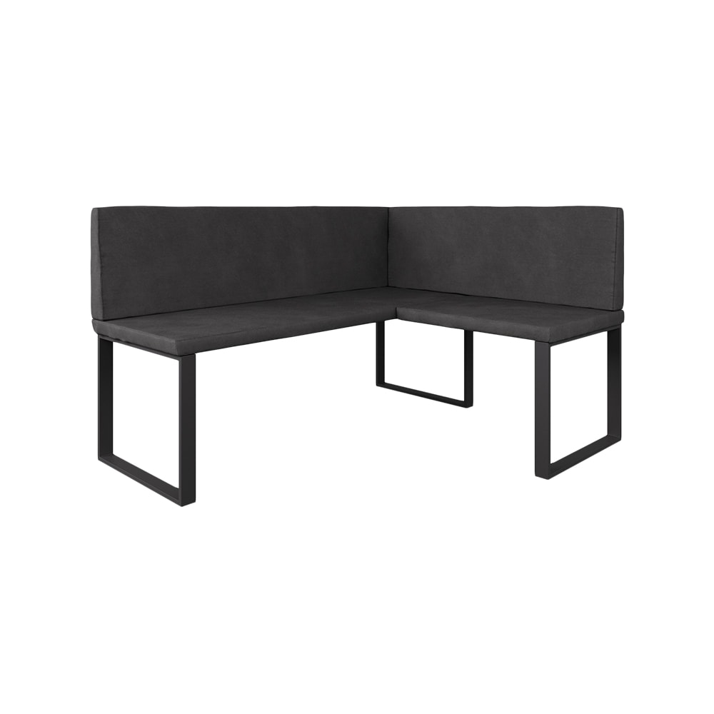 Banc D'Angle Ravon, Anthracite, 120x150cm, Vicco