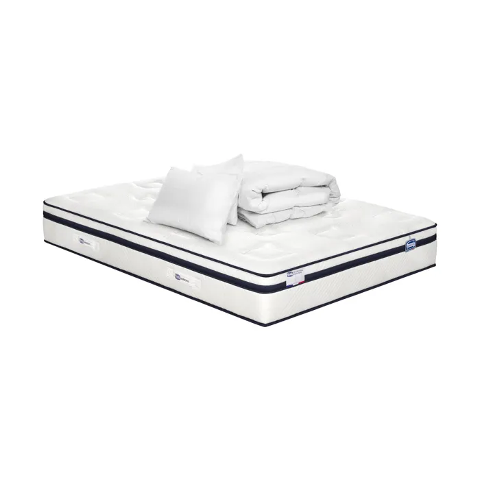 Matelas Incomparable 180x200 Hybride, Ferme H27 + Couette + 2 Oreillers