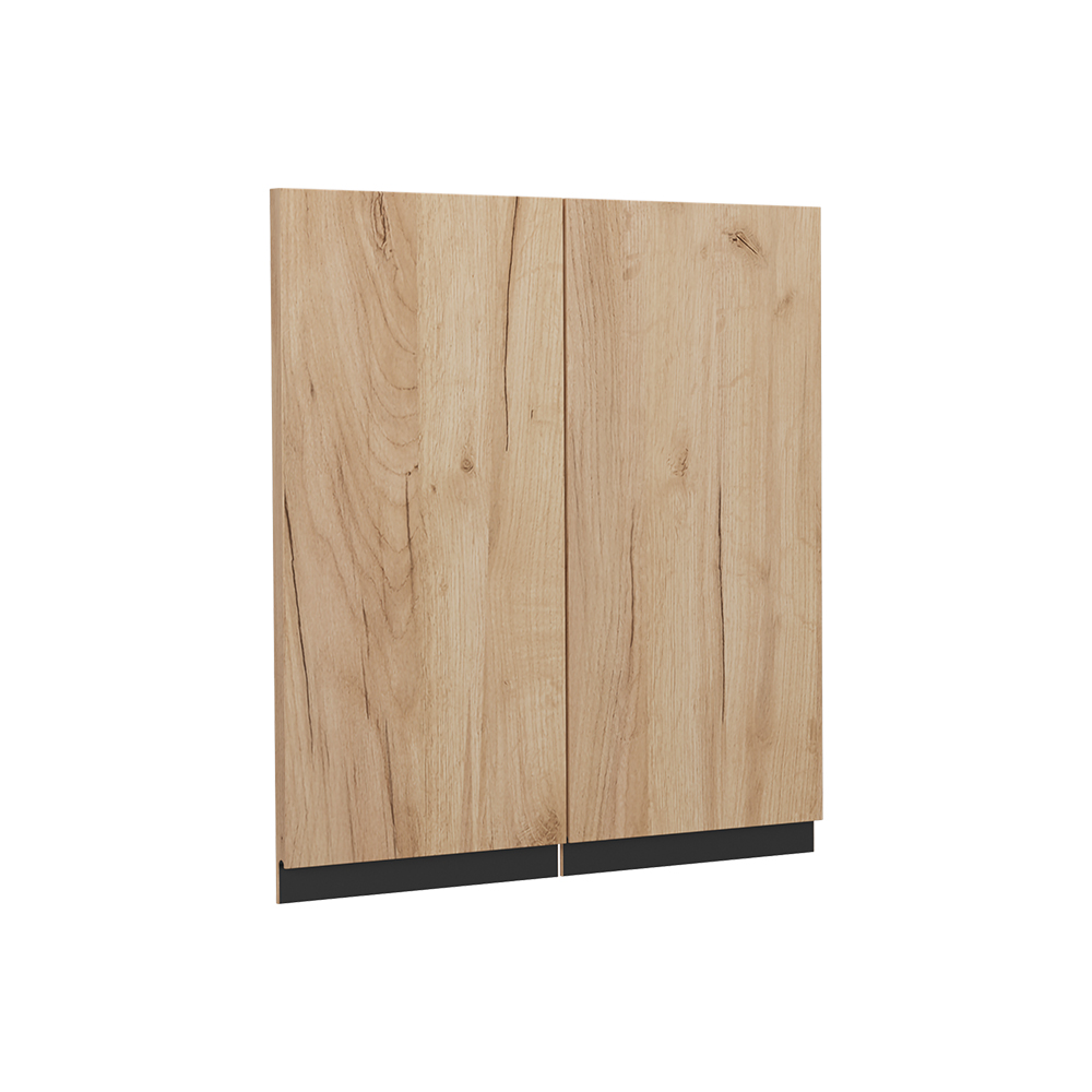 Façade De Cuisine R-line, Chêne De Force Doré, 59.2x59cm Façade De Meuble Pour Meuble Mural, Vicco