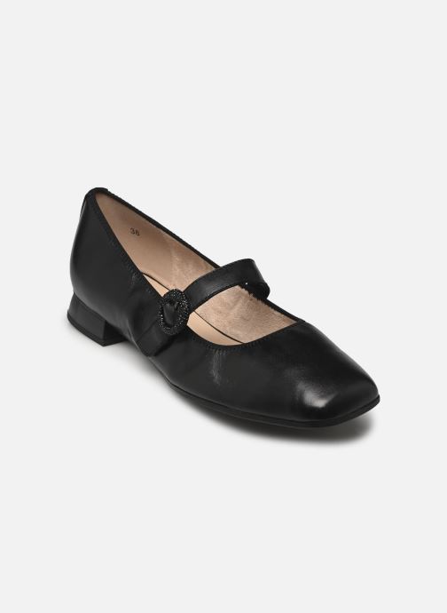 CAPRICE Escarpin, noir, en Cuir avec Talon trapézoïde, P.40