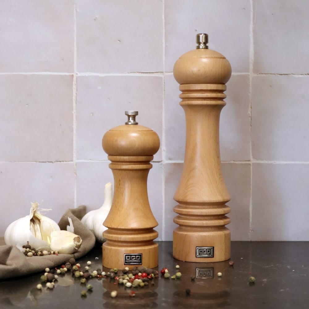 Moulin À Sel En Bois 15cm Professionnel - Ogo Living
