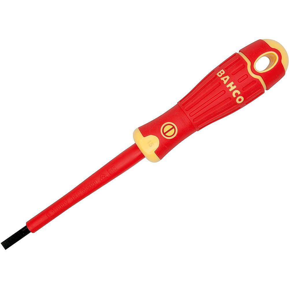 Tournevis Droit Isolé Premium Bahco 3,0x100 1000v