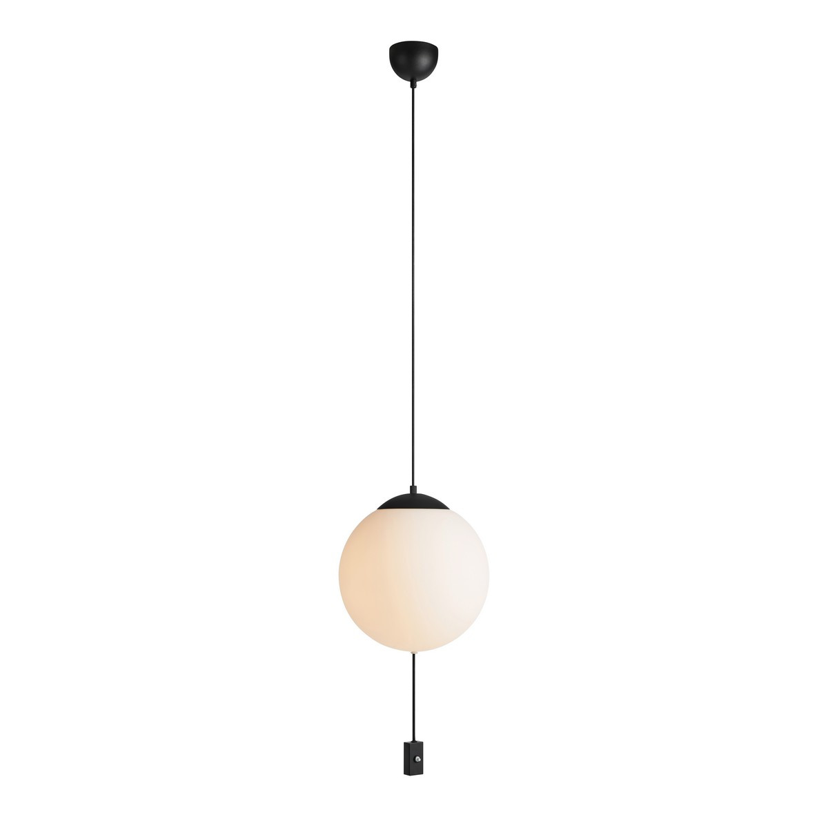 Markslojd - Here Plafonnier 3 Globe Light Noir, Blanc