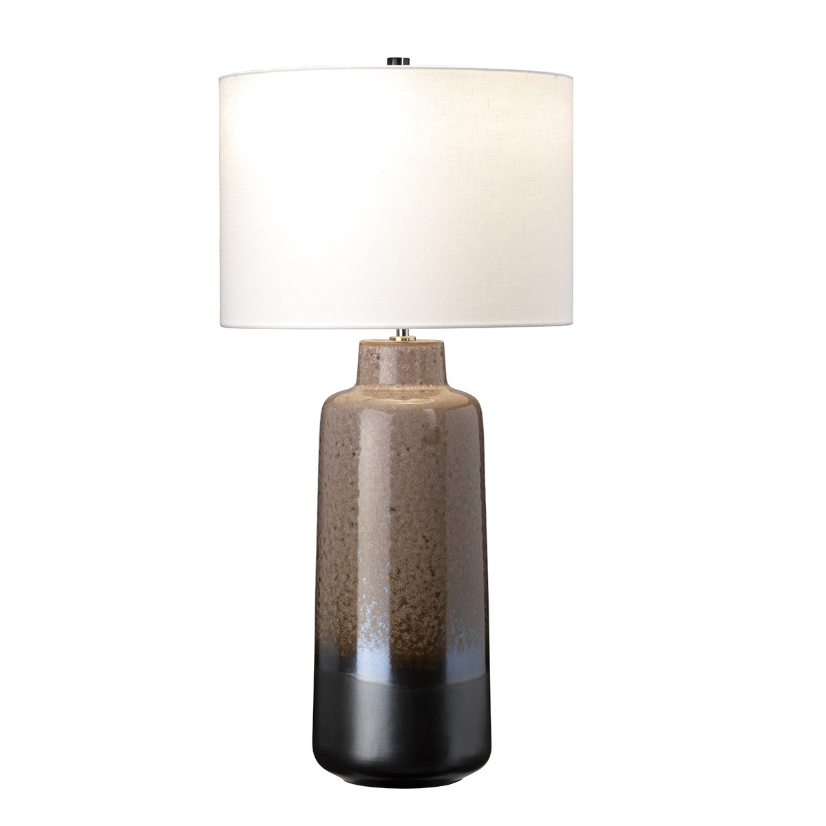 Lampe De Table Céramique Brune Maryland E27 Elstead