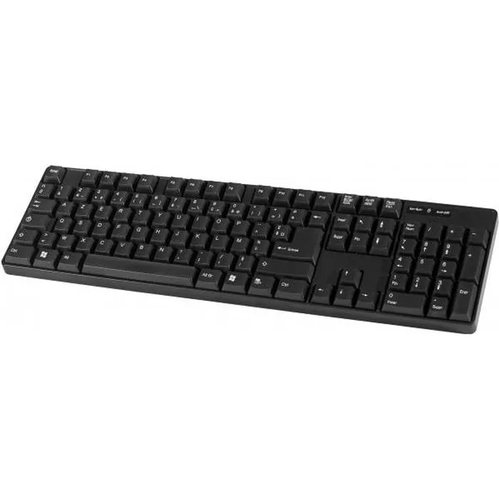 Dacomex 225100 clavier Bureau PS/2 AZERTY Français Noir - Neuf