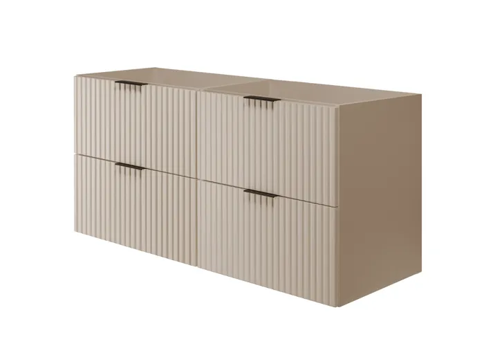 Meuble suspendu sous lavabo FLOW cachemire 120 cm