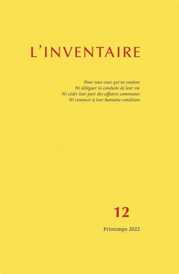 L'inventaire n.2: printemps 2022