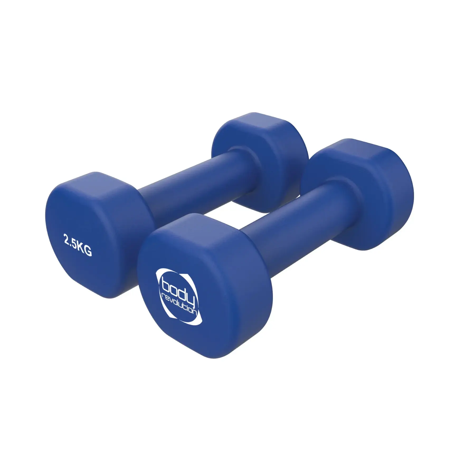 Haltère en néoprène Body Revolution 2,5kg (x2)