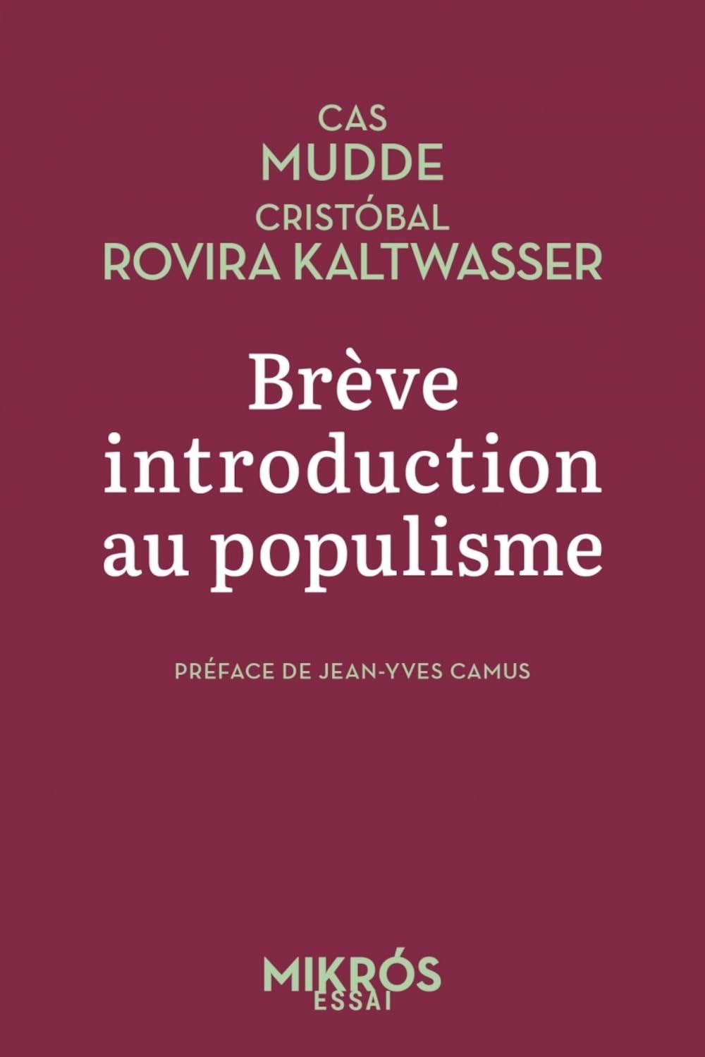 Brève introduction au populisme