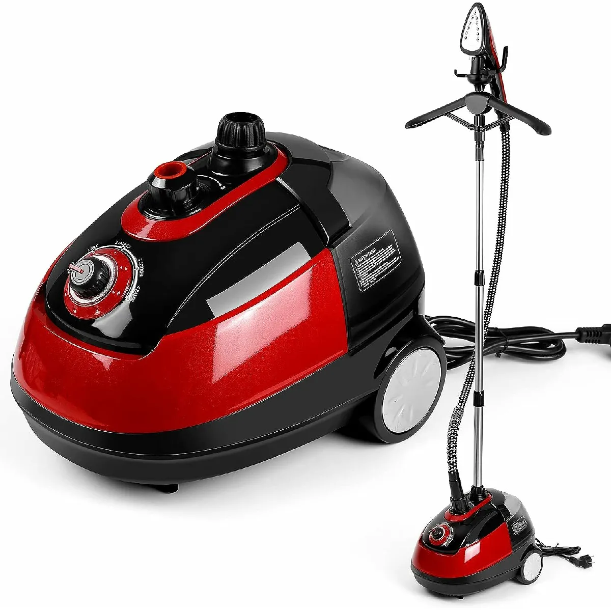 Défroisseur Vapeur Vertica de 2,7L 1500W rouge noir
