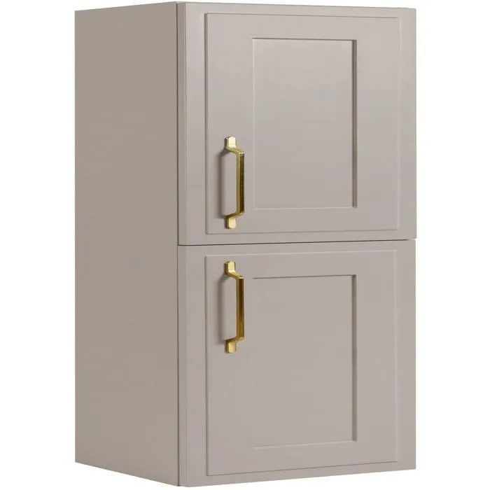 Meuble colonne suspendu de salle de bain CLASSIC cachemire 35 x 136 cm