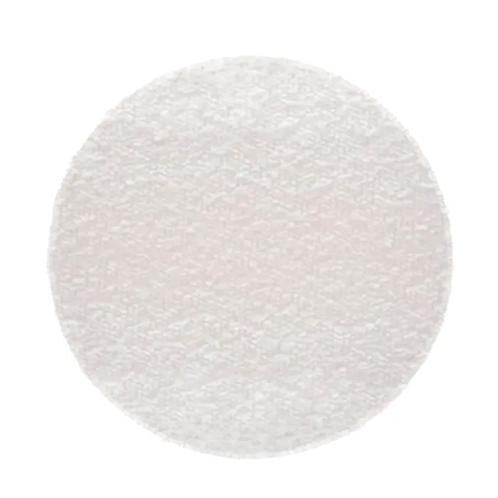 Galette De Chaise Ronde En Tissu Bouclette