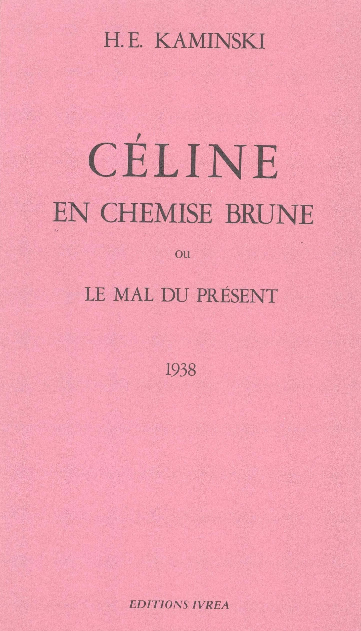 Céline en chemise brune