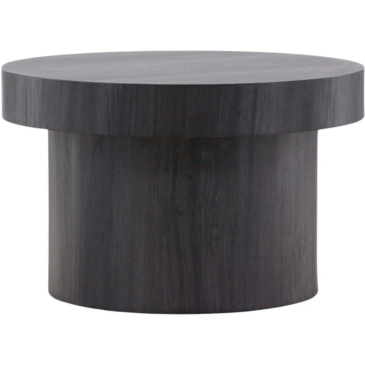 Table basse ronde Malung - Noir - Type: Table basse