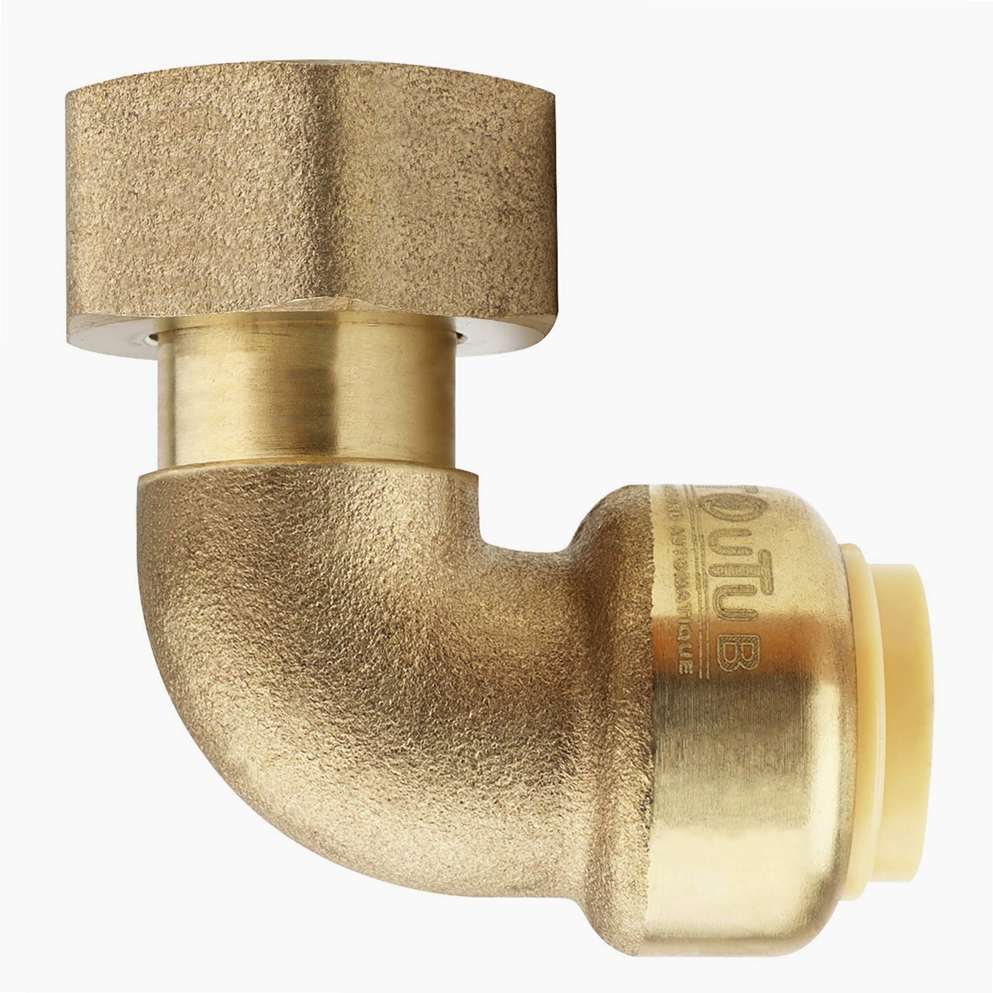 Raccord Coude Femelle Laiton Ø16 Toutub Boutté F 15x21 Mm
