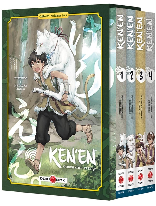 Ken'en - comme chien et singe: coffret Tomes 1 à 4