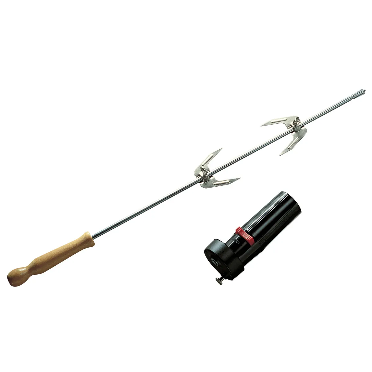 Tournebroche rôtissoire + moteur Barbecook 60 cm