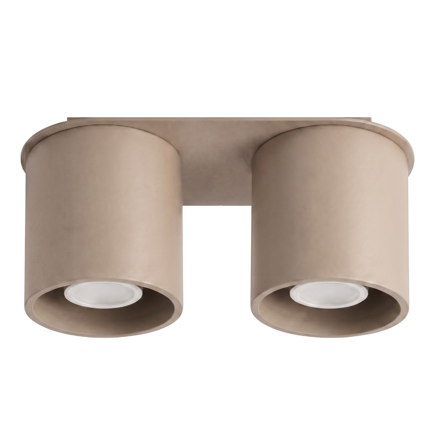 Plafonniers Orbis Aluminium Taupe 2xgu10 26cm Sollux