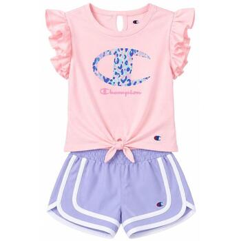 Ensemble Fille T-shirt Et Short Violet