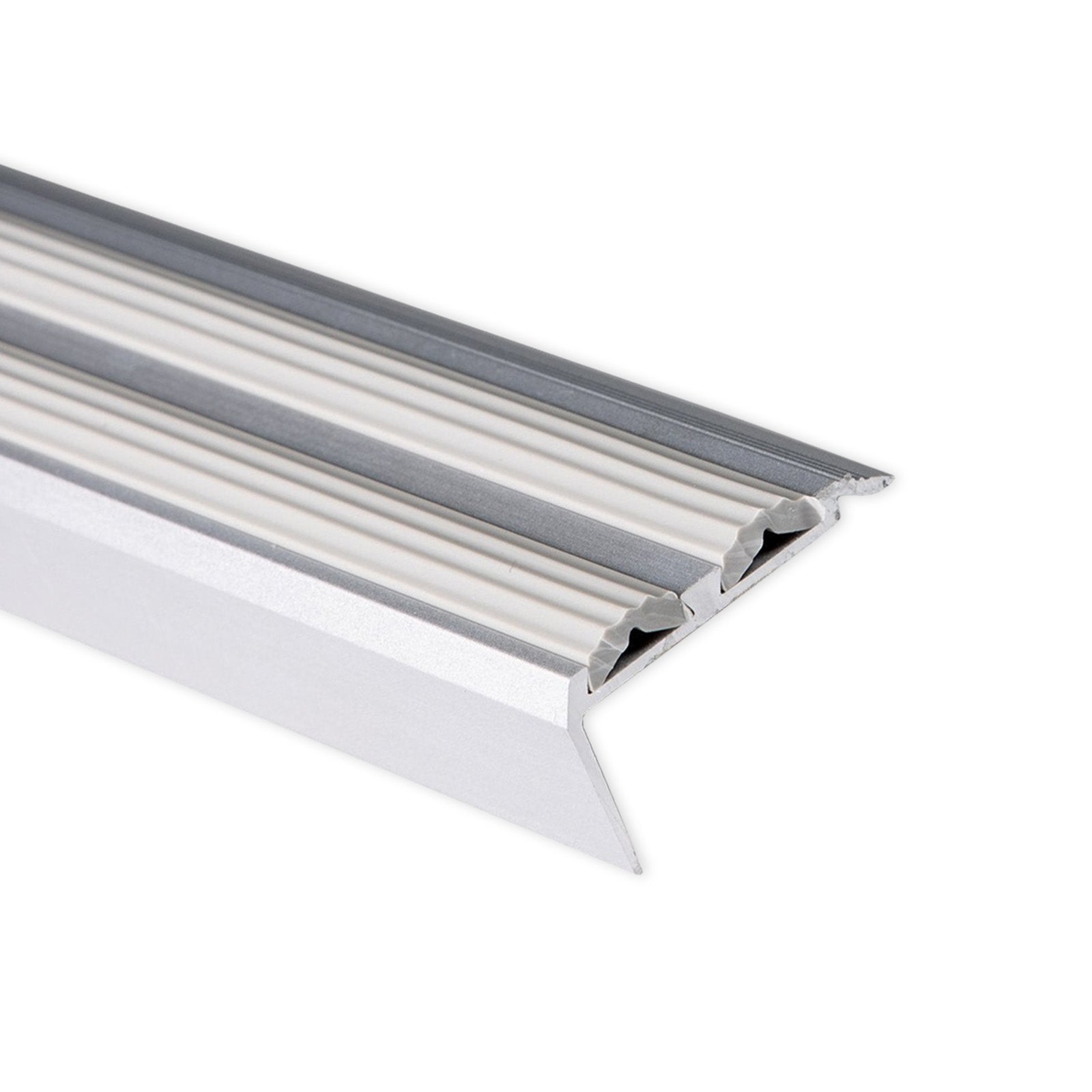 Casa Pura - Seuil D'Escalier Avec Double Caoutchouc Power Grip Longueur: 90 Cm Autocollant Gris
