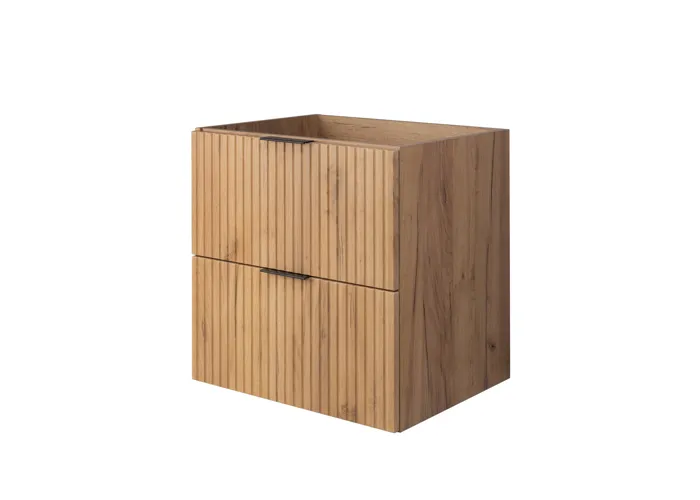 Meuble suspendu sous lavabo FLOW chêne 60 cm