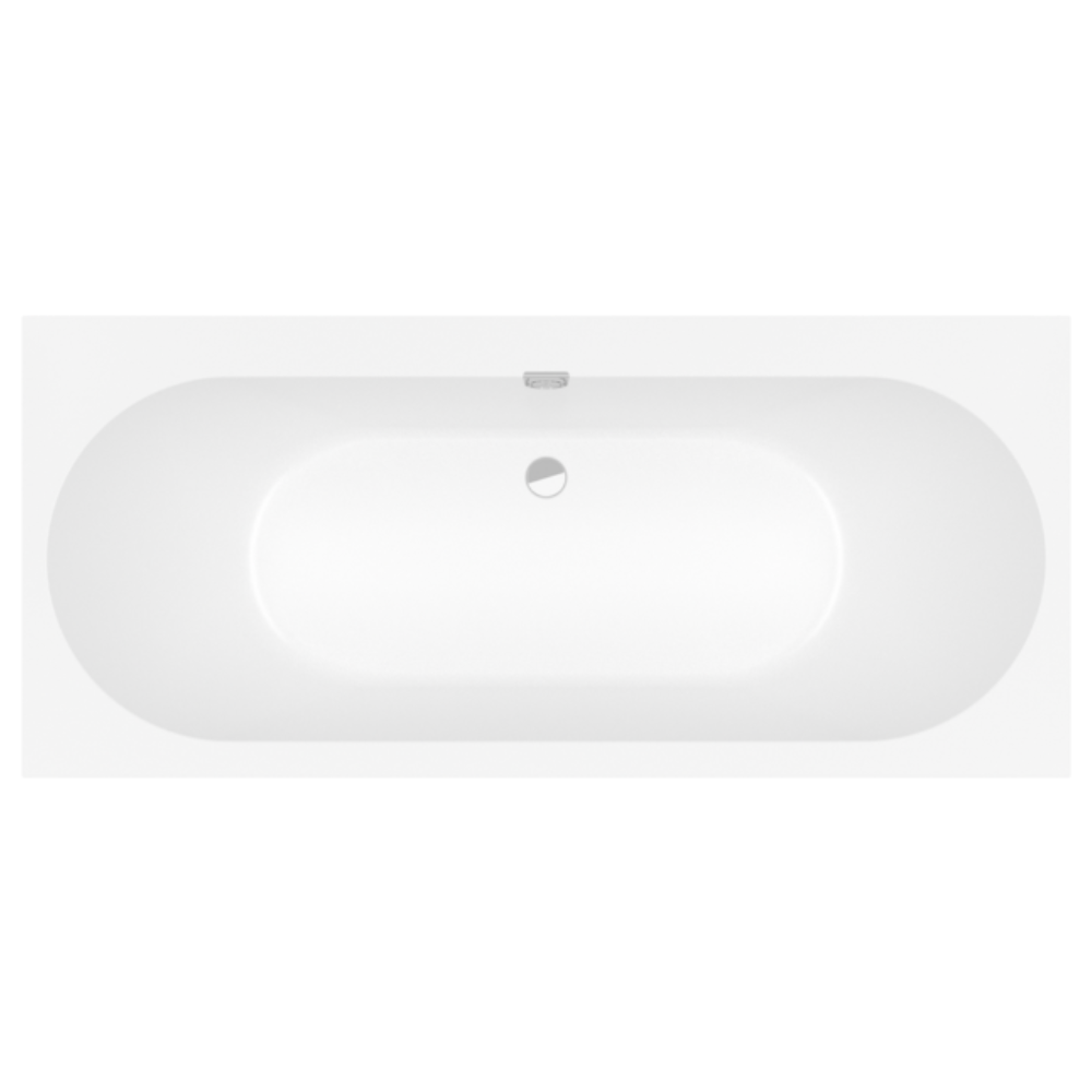 Baignoire droite 170 x 75 VILLEROY & BOCH Oberon 2.0 blanc mat