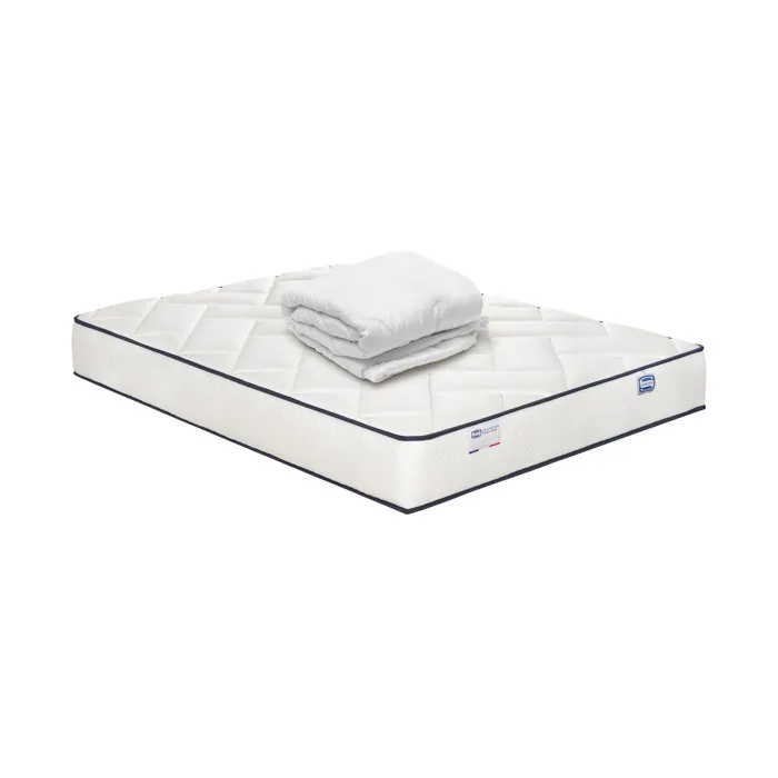 Matelas Evident 160x200 Ressorts Ensachés, Ferme H23 + Couette