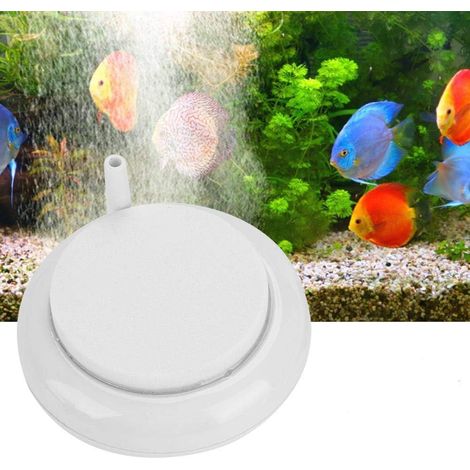 Aquarium Nano Pierre De Pierre Durable Pierre Air Disque À Bulles Nano Échelle Diffuseur Rond Réservoir D'Oxygène Bubblerfor Aquarium Fish Tank Étangs Et Culture Hydroponique