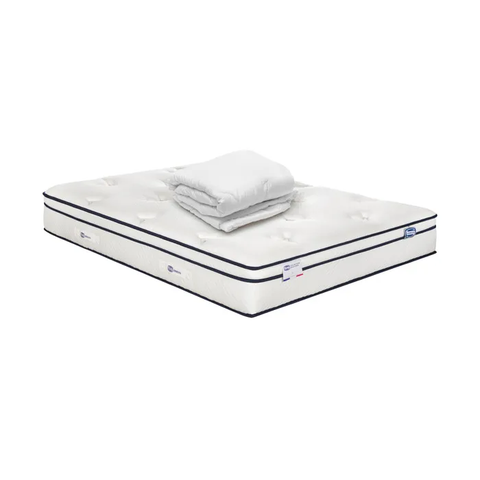 Matelas Inegale 160x200 Hybride, Ferme H27 + Couette