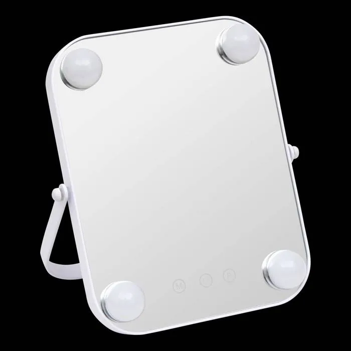 Miroir Led Holly Rectangulaire 20x25cm Blanc - 5five