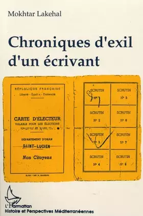 Chroniques d'exil d'un ecrivant