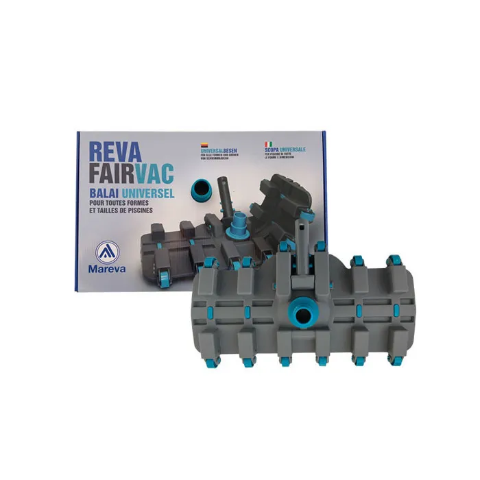Tête de Balai Reva Fairvac Mareva Universel pour Piscine Béton, Liner, Hors-sol ou Enterrée
