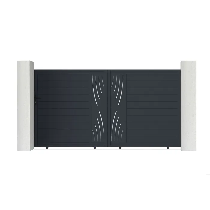Portail coulissant motorisé 3m VELETA H.180cm + Motorisation RANGER C300