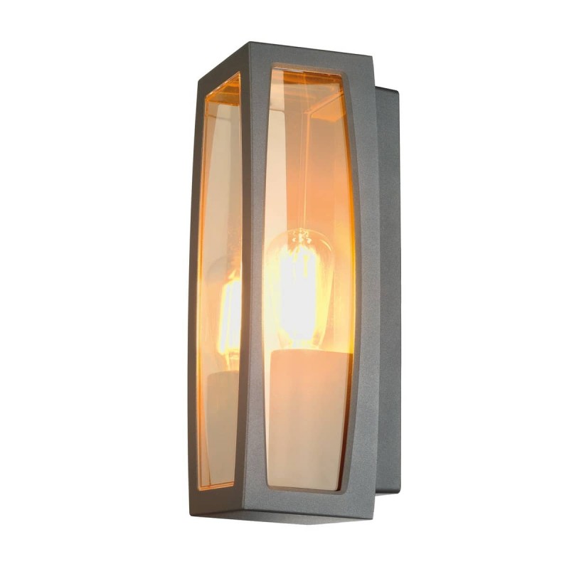 SLV Applique d'extérieur Meridian Box, anthracite, largeur 13 cm