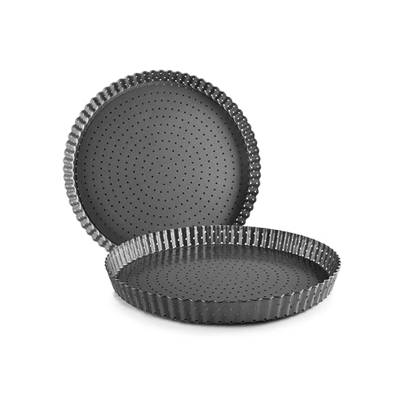 Moule À Tarte Ibili Crous Perforé 28cm + Antiadhésif + Roulé