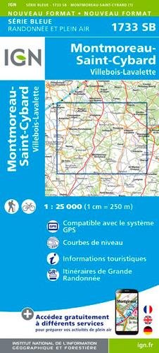 1733Sb Montmoreau-St-Cybard.Villebois-Lavalette