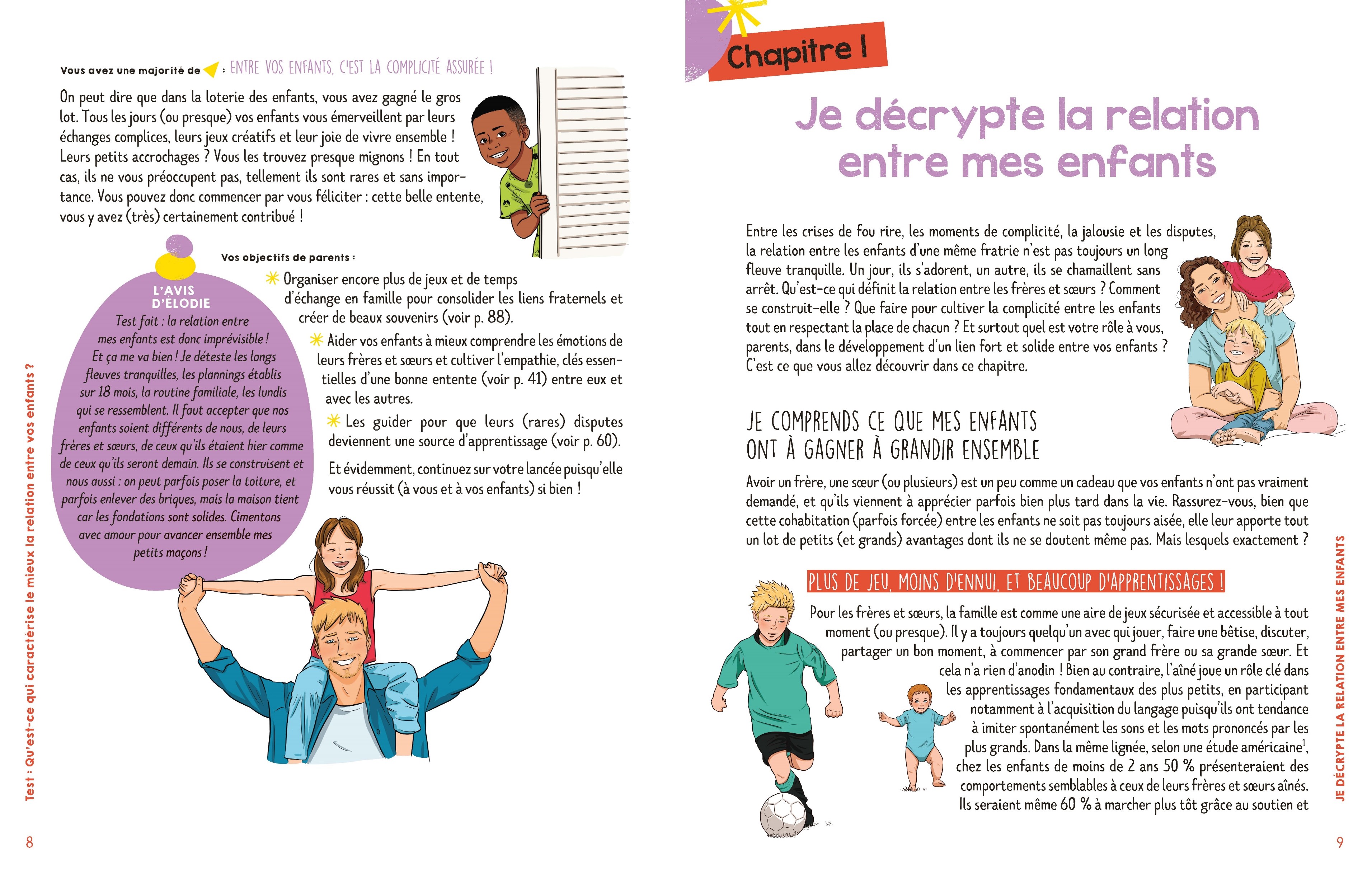 Mon p'tit cahier frères et soeurs: paix et harmonie dans votre famille!: 2-10 ans