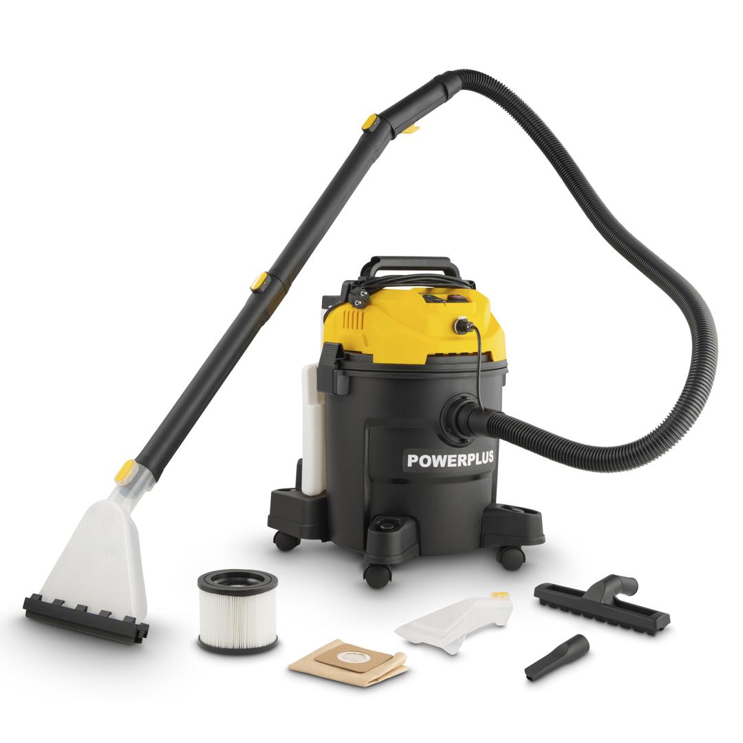 Powerplus Aspirateur Électrique Et Nettoyeur De Tapis Eau Et Poussière Powx3265 - 1600w - 2 Fonctions - 20l