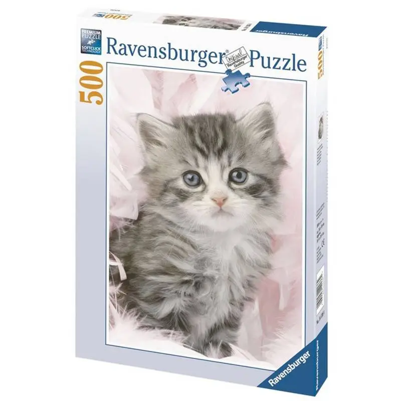 Puzzle 500 pièces - Douceur de chaton