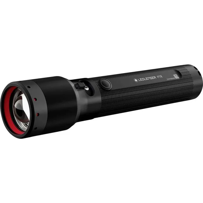 Ledlenser P7R 503111 Lampe de poche rechargeable 2000 lm, portée 320 m, autonomie 80 h