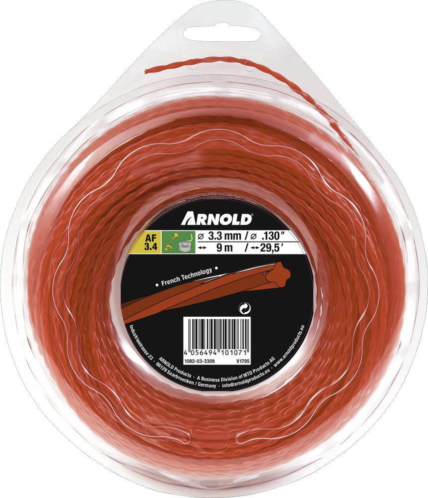 Arnold pour coupe-bordure aF 3,5, 2 x 48,7 rond torsadée m, rouge, 4-2050 1082-u