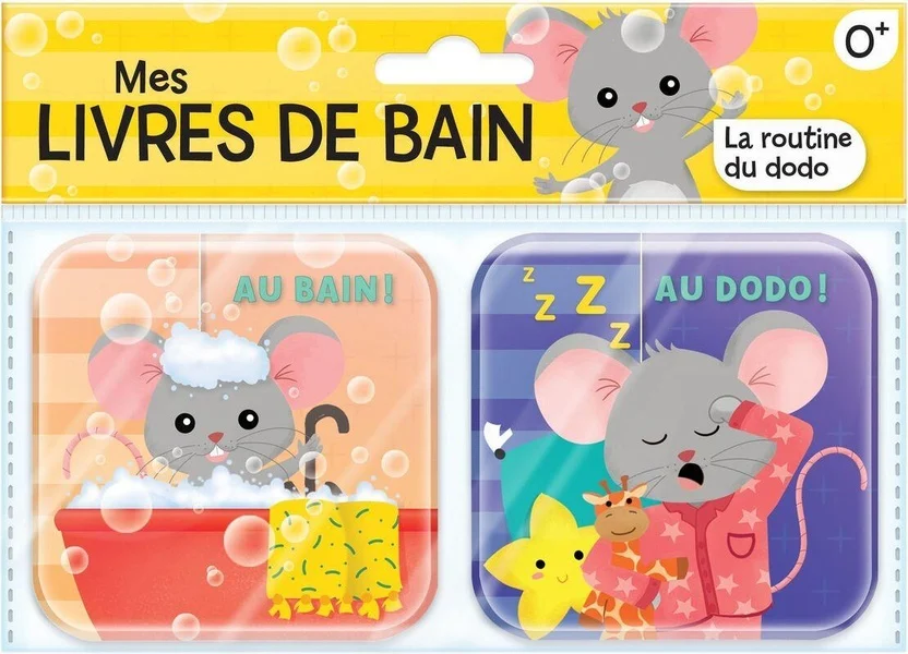 Mes livres de bain - La routine du dodo