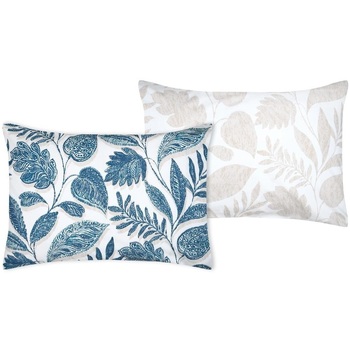 Taie D'oreiller Percale De Coton Motif Feuillage 50x70cm