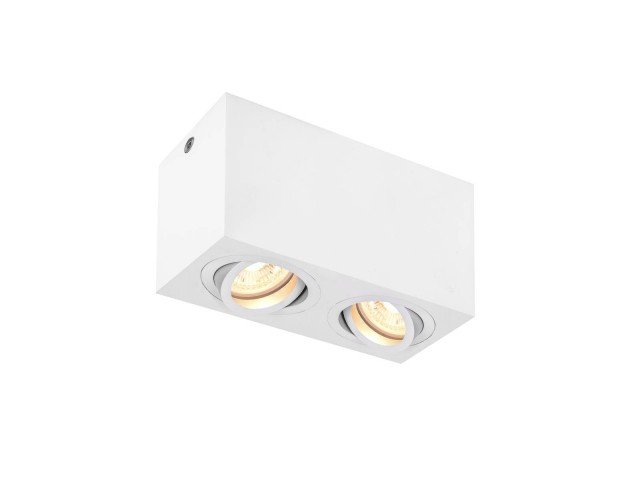 Plafonnier En Saillie Triledo Double Blanc Qpar51 10w Max. - Slv - 1002006