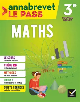 Maths 3e brevet 2018 - Caroline Bureau, Jean-Pierre Bureau, Emmanuelle Michaud