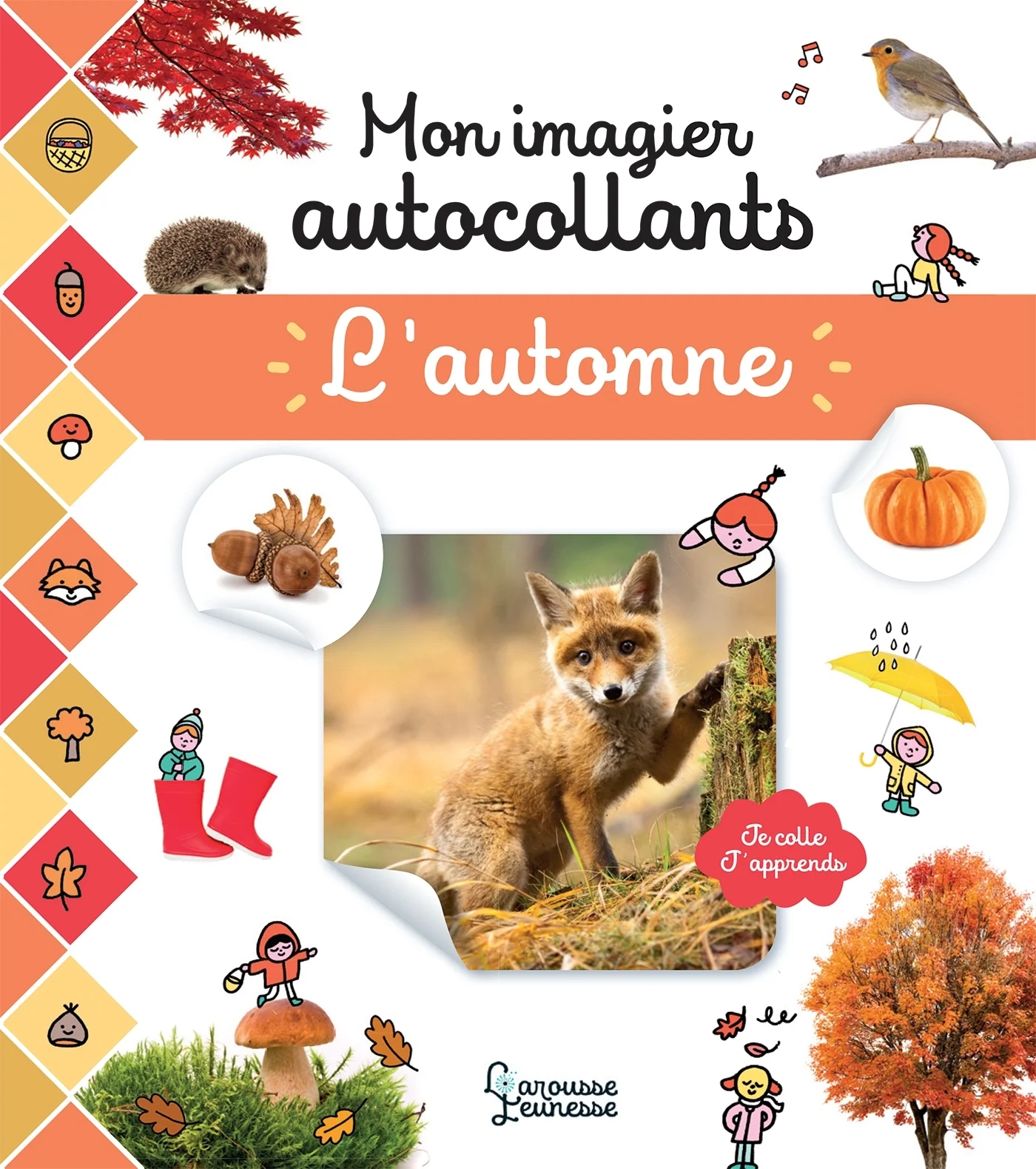 Mon imagier autocollants: L'Automne