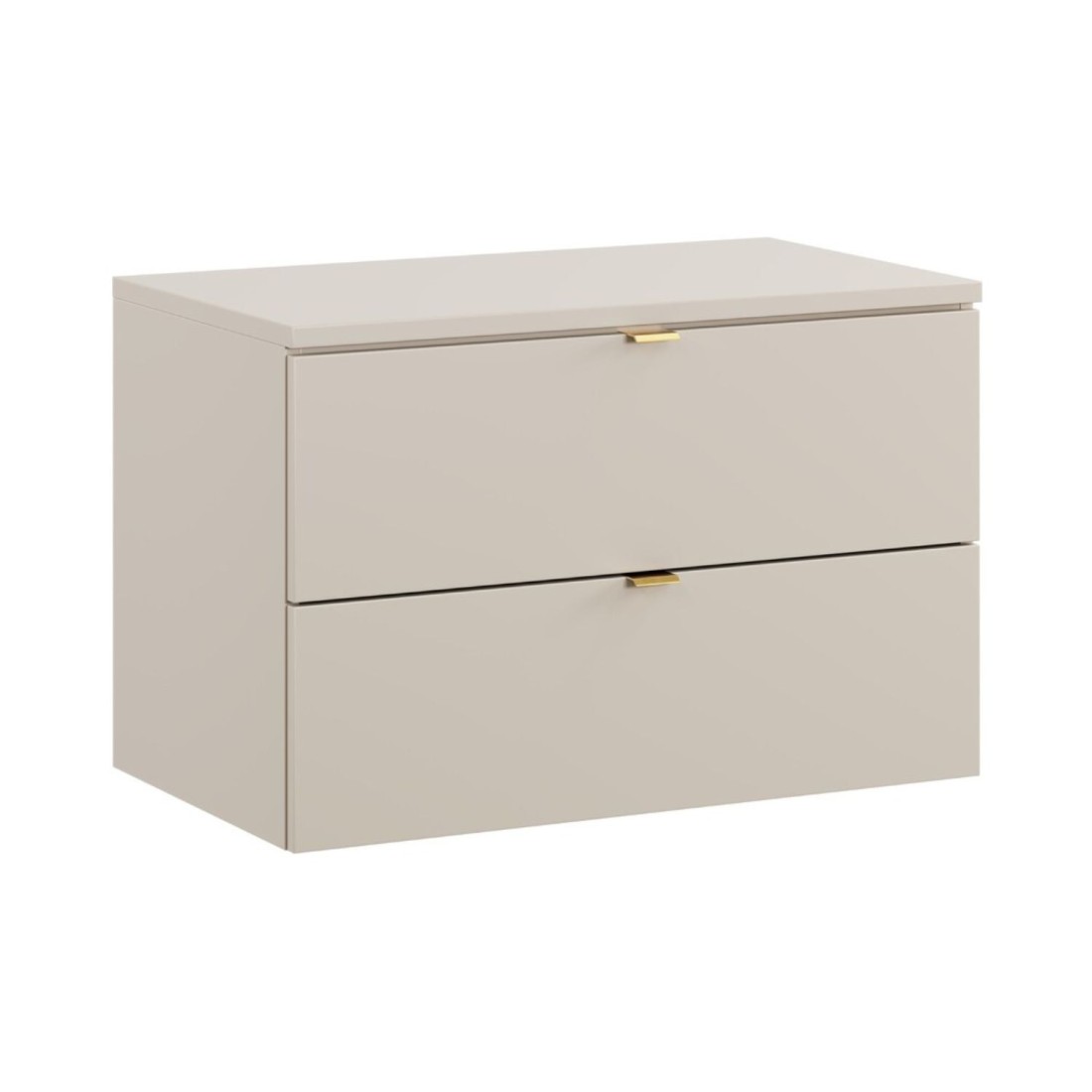 Ensemble De Salle De Bain Bella: Meuble Sous Vasque 80cm + Plan Pour Vasque
